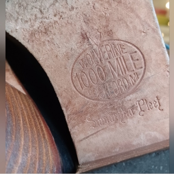 Wolverine by Samantha Pleet Nesbit Kiltie Leather Oxford 7.5 B 1000 Mile Shoes - Picture 7 of 13